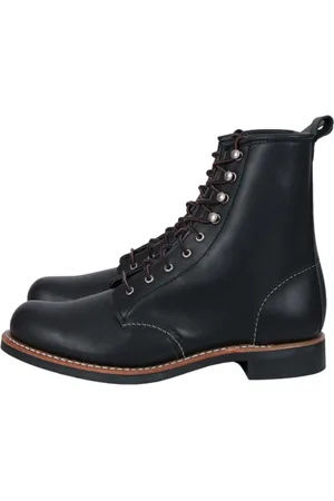 Red Wing Schoenen, Dames, Zwart, 37 1/2 EU, Leer, Silvershmith Veterlaarzen