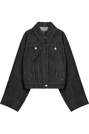 Givenchy Jassen, Dames, Blauw, S, Denim, Denim Jas