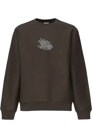 Burberry Sweatshirts & Hoodies, Heren, Grijs, M, Schaduw Print Jersey Sweatshirt