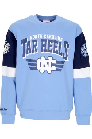 Mitchell & Ness Sweatshirts & Hoodies, Heren, Blauw, L, Katoen, North Carolina Tar Heels Crewneck Sweatshirt