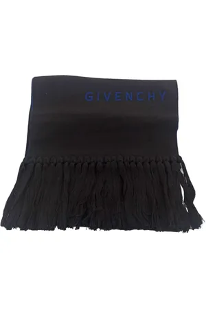 Givenchy Accessoires, Dames, Zwart, ONE Size, Wol, Stijlvolle Sjaal