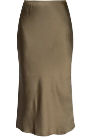 Samsøe Samsøe Rokken, Dames, Groen, L, Polyester, Saagneta Rok