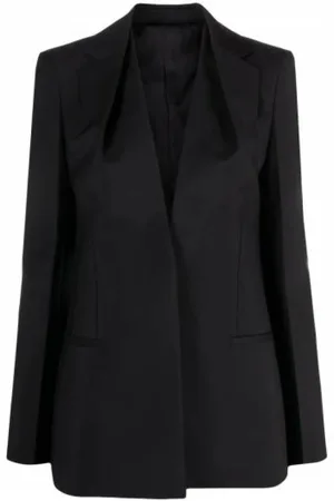 Givenchy Jassen, Dames, Zwart, S, Wol, Single-breasted Blazer