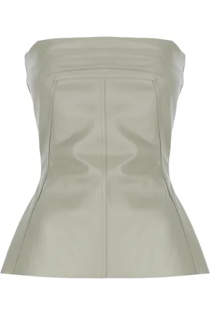 Rick Owens Tops, Dames, Groen, XS, Katoen, Groene Katoenen Top