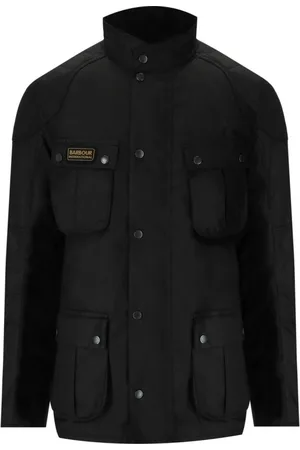 Barbour Jassen, Heren, Zwart, 2Xl, Leer, Winter Lockseam Wax Jacket