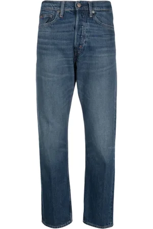 Ralph Lauren Jeans, Dames, Blauw, W27, Katoen, Straight Jeans