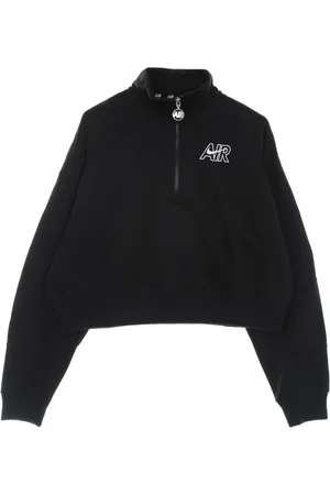 Nike Sweatshirts & Hoodies, Dames, Zwart, L, Polyester, Air Fleece Top