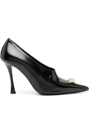 Givenchy Schoenen, Dames, Zwart, 36 EU, Leer, Pumps met Kristallen