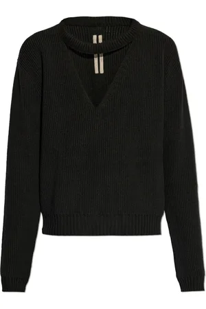 Rick Owens Truien, Dames, Zwart, S, Wol, Eclipse Sweater