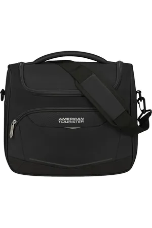 American Tourister Tassen, Dames, Zwart, ONE Size, Polyester, Summer Ride Beauty Case met Afneembare Band