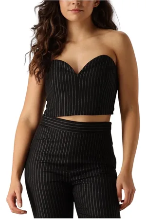Gestuz Tops, Dames, Zwart, S, Polyester, Caylinagz Corsage Top