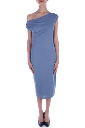 Ralph Lauren Kleedjes, Dames, Blauw, S, Polyester, Clear Cut-out Jurk