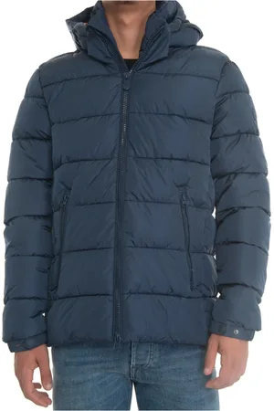 save the duck Jassen, Heren, Blauw, S, Leer, Hugo Hooded Jacket