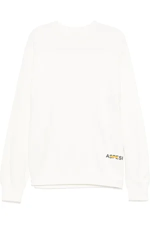 Aspesi Sweatshirts & Hoodies, Heren, , L, Katoen, Sweatshirt met Logo Print