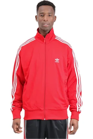 adidas Sweatshirts & Hoodies, Heren, Rood, 2Xl, Polyester, Firebird Rood Sweatshirt