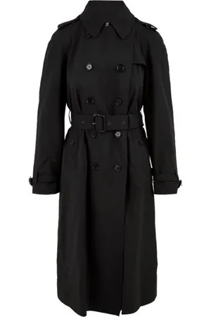 Aspesi Mantels, Dames, Zwart, M, Trenchcoat