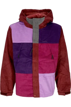 Huf Jassen, Heren, Veelkleurig, S, Katoen, Fluwelen Mountain Jacket met Ritssluiting