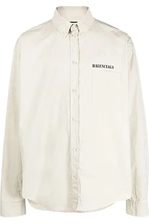 Balenciaga Overhemden, Heren, , M, Katoen, Cotton Poplin Oversized Shirt