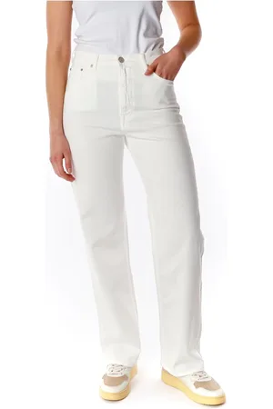 Replay Jeans, Dames, Wit, W29 L34, Denim, Wide Leg Jeans