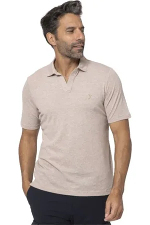 Gran Sasso Tops, Heren, Grijs, XL, Katoen, Polo Shirt