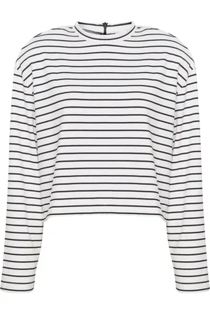 Gestuz Tops, Dames, Wit, L, Gestreept Top Sibagz
