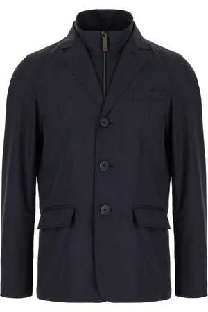 HERNO Jassen, Heren, Blauw, S, Blazer