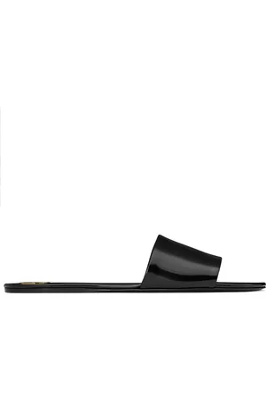 Saint Laurent Schoenen, Dames, Zwart, 36 EU, Leer, Carlyle Slides