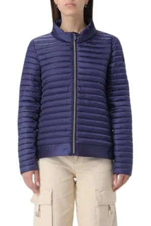save the duck Jassen, Dames, Blauw, M, Polyester, Blauwe Puffer Jacket