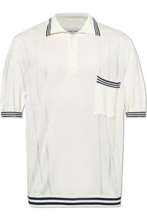 Golden Goose Tops, Heren, , XS, Katoen, Gestreept Poloshirt