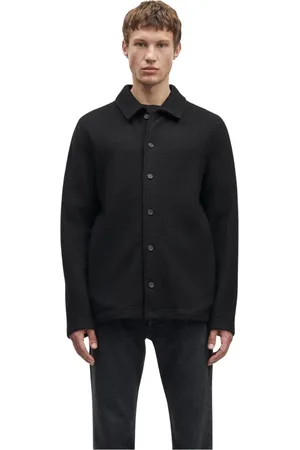 Samsøe Samsøe Overhemden, Heren, Zwart, S, Katoen, Scandinavian Style Shirt
