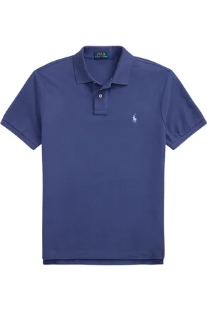 Ralph Lauren Tops, Heren, Blauw, XL, Katoen, Polo Shirt