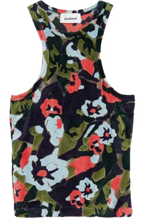 Soulland Tops, Dames, Veelkleurig, S/M, Katoen, Nova Top