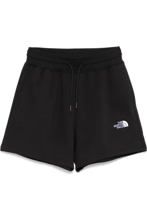 The North Face Korte broeken, Dames, Zwart, XS, Zwarte Geribbelde Shorts met Trekkoord Tailleband
