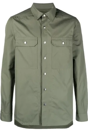 Rick Owens Jassen, Heren, Groen, L, Polyester, Outershirt