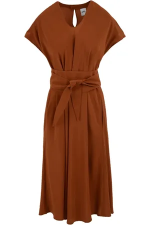 Aspesi Kleedjes, Dames, Bruin, S, Rust Dress