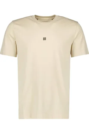 Givenchy Tops, Heren, , M, Katoen, Geborduurd 4G Logo Biologisch Katoenen T-shirt