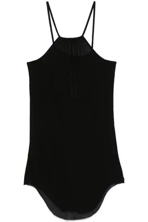 Rick Owens Tops, Dames, Zwart, S, Rayon, Skorpio Tank