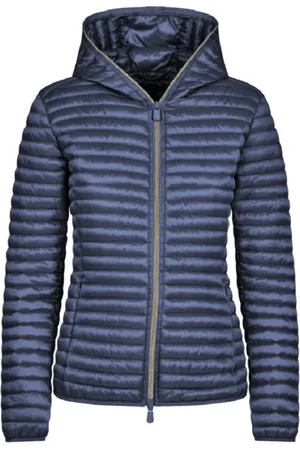 save the duck Jassen, Dames, Blauw, M, Polyester, Gewatteerde Jas