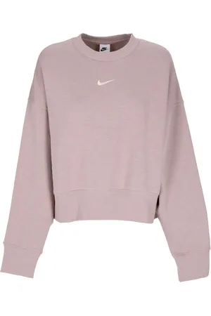 Nike Sweatshirts & Hoodies, Dames, Roze, L, Katoen, Cropped Sweatshirt