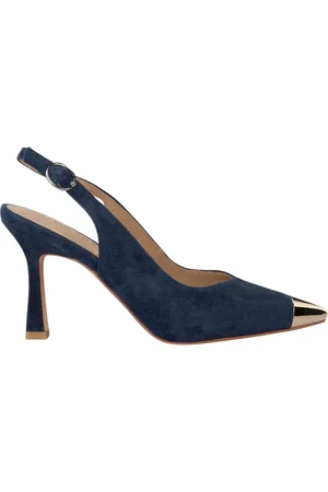 Alma en Pena Schoenen, Dames, Blauw, 41 EU, Schoen met metallic detail