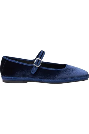 Scarosso Schoenen, Dames, Blauw, 35 EU, Petra Ballerina`s