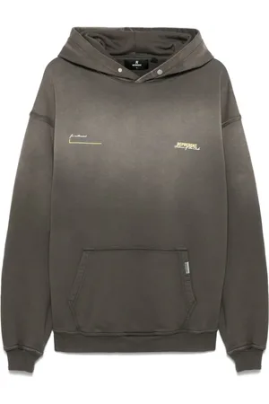 Represent Sweatshirts & Hoodies, Heren, Groen, S, Katoen, Olijfgroene Sweatshirt met Logo Print