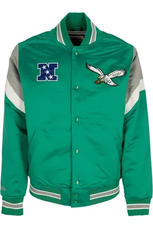 Mitchell & Ness Jassen, Heren, Groen, S, Polyester, NFL Heavyweight Bomberjack Philadelphia Eagles