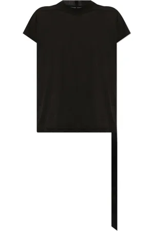 Rick Owens Tops, Dames, Zwart, L, Katoen, Small Level T