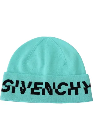 Givenchy Accessoires, unisex, Groen, ONE Size, Wol, Aquamarine Groene Wollen Beanie