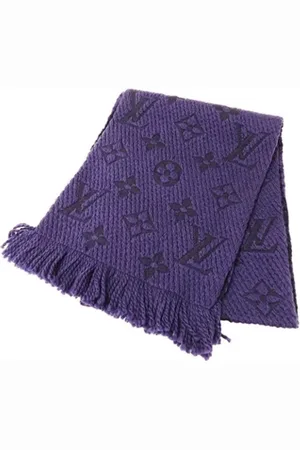 LOUIS VUITTON Pre-owned, Dames, Paars, ONE Size, Wol, Pre-owned Wool scarves
