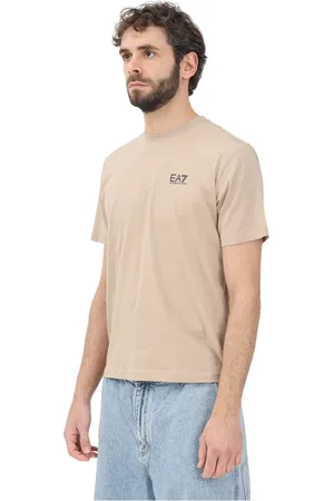 EA7 Tops, Heren, , L, Katoen, T-shirt met korte mouwen voor heren