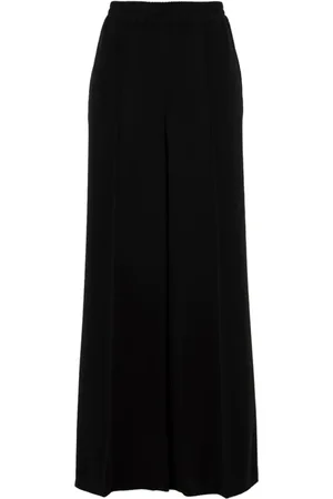 Aspesi Broeken, Dames, Zwart, XS, Wijde Broek