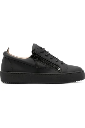 Giuseppe Zanotti Schoenen, Dames, Zwart, 36 EU, Leer, May London Sneakers