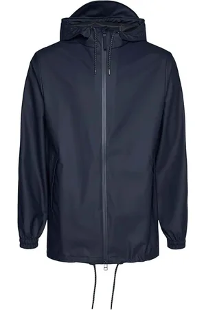 Rains Jassen, Heren, Blauw, M, Essential Oilskin Regenjas